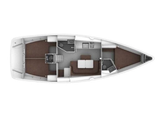Sailboat  Bavaria Cruiser 41 Plan du bateau