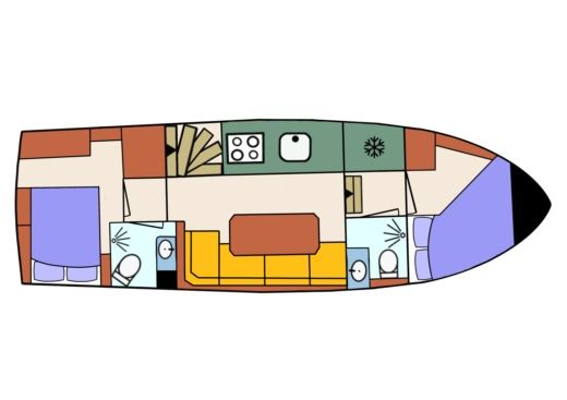 Houseboat Lauryn Elite Elite boat plan