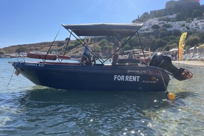 Hire Boat without licence  Karel Paxos 170 Lindos