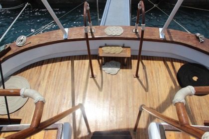 Traditional Greek Wooden Motor Sailing 30m for day cruises