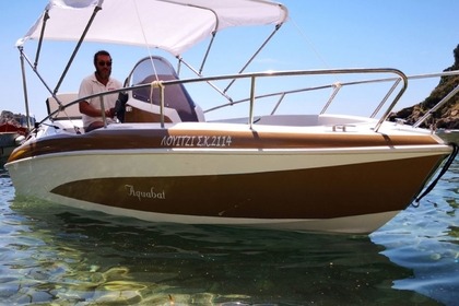 Charter Boat without licence  Aquabat 550 Corfu
