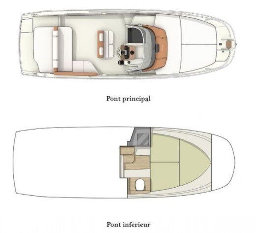 Motorboat Invictus CX250 boat plan