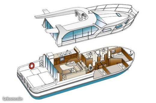 Motorboat Nicols Nicols 1010 Boat layout