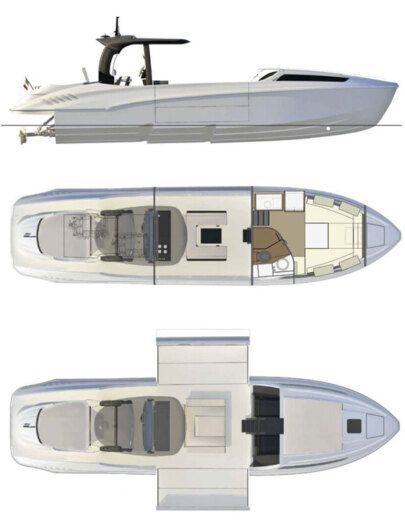 Motor Yacht Wider Wider 42 Boat design plan