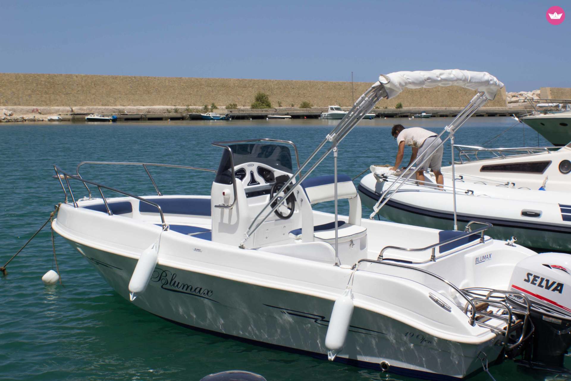 Bateau sans permis Castellammare del Golfo Blumax 19 40cv 2