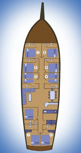 Gulet Gulet gulet BB 7 Boat design plan
