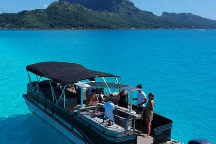Hire Motorboat Pontoon Boat Bora Bora