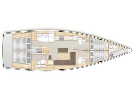 Sailboat Hanse Hanse 508 boat plan