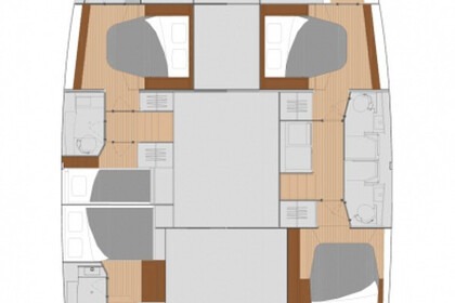 Verhuur Catamaran Fountaine- Pajot  Saona 47 Trogir