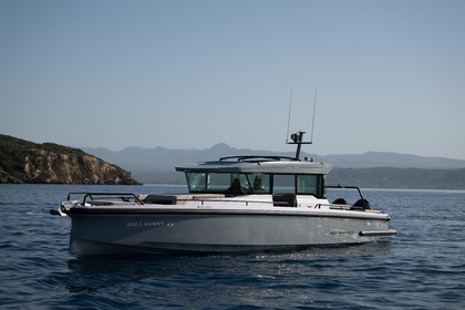 Miete Motorboot Axopar 37 Cabin Pylos