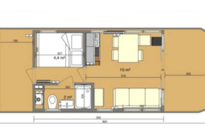 Hausboot boat without a licesne in Marina Wolfsbru