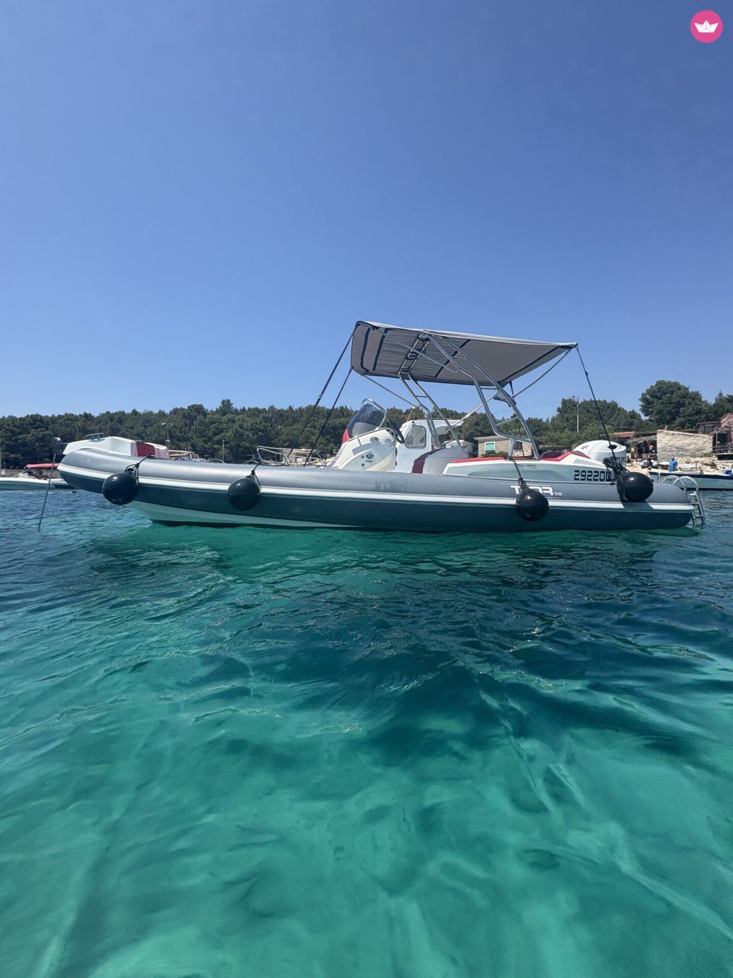 Semi-rigide Prua al Vento Thor 175cv 2