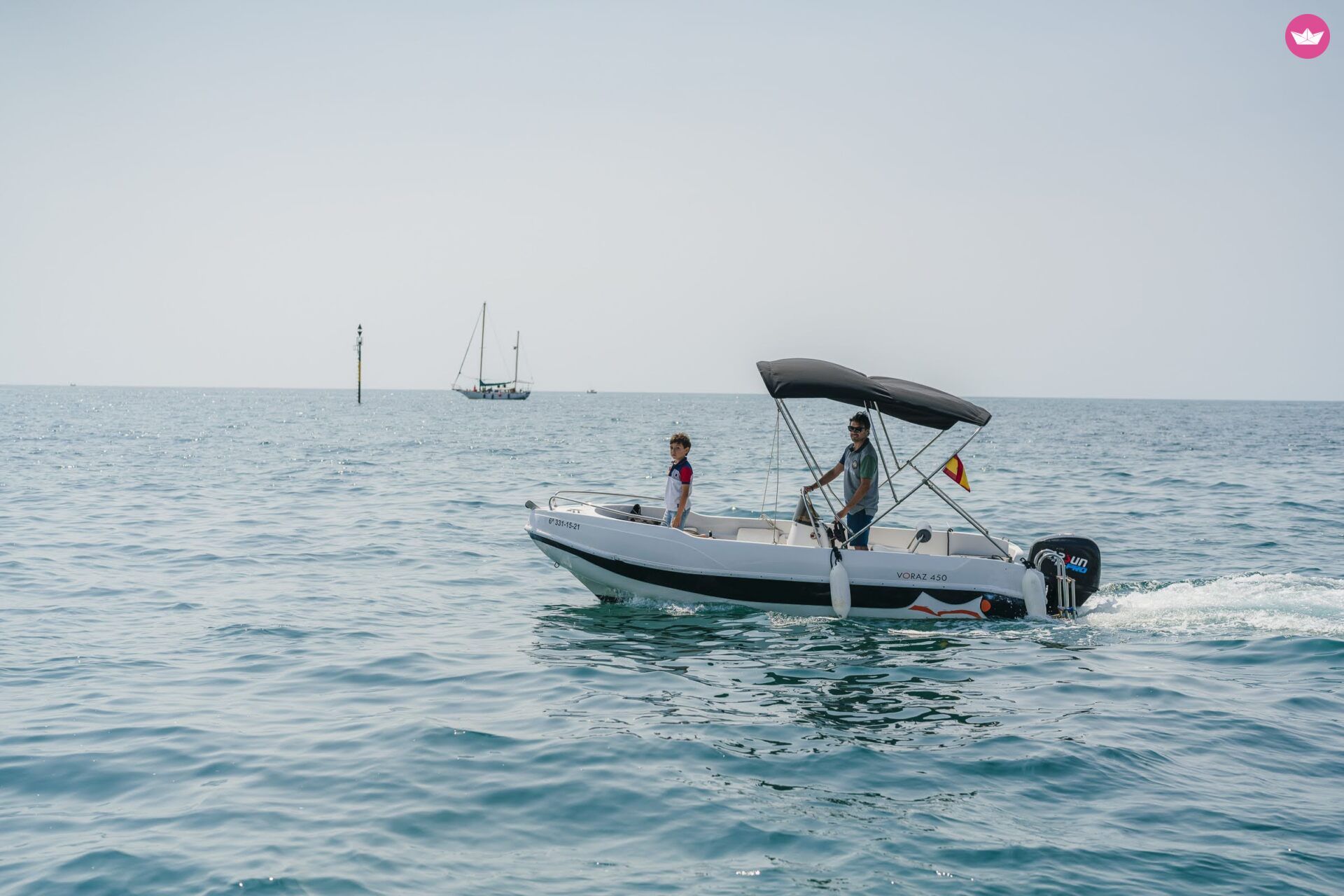 Bateau sans permis BARCO PRIVADO PARA AVISTAMIENTO DE DELFINES 15cv 3