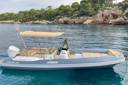 Hyra båt Motorbåt Salpa Soleil 23 Antibes