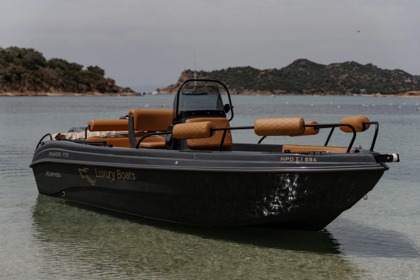 Hire Boat without licence  Karel Black Paxos 170 Ammouliani