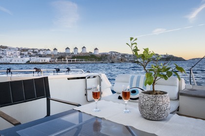 Enjoy the Athenian Riviera onboard our luxurious Ferretti 48