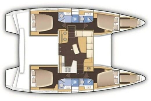 Catamaran Lagoon Lagoon 42 Boat design plan