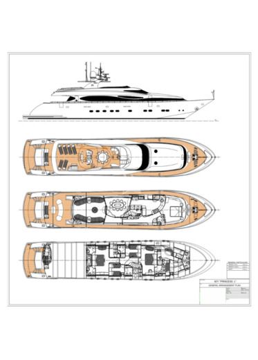 Motor Yacht Maiora 34 boat plan