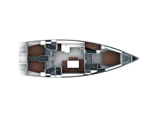Sailboat  Bavaria Cruiser 51 Plan du bateau