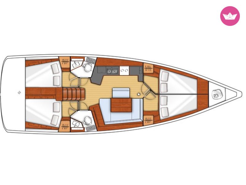 Beneteau Oceanis 45 (4 Cabs) in Kotor  