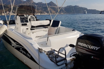 Rental Boat without license  Salmeri Syros 190 Taormina