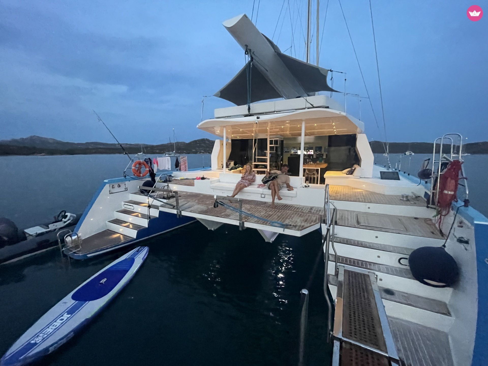 Catamaran set marine set one 20m
