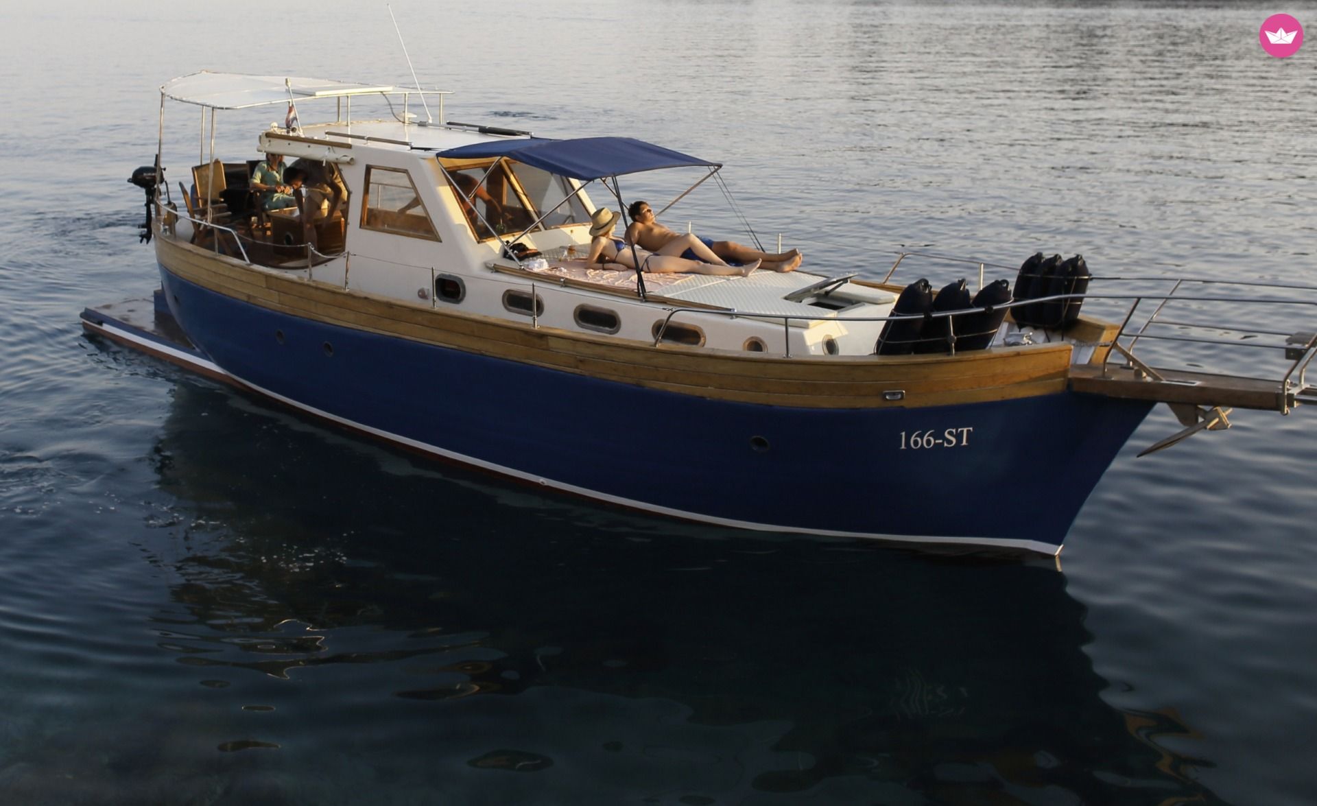 Traitional Croatian Boat Leut Vagabundo in Split for hire