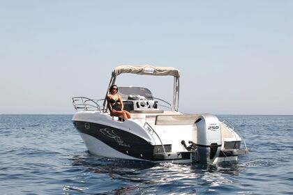 Noleggio Barca a motore Aquabat Sport Infinity 850 Bianca Furnari