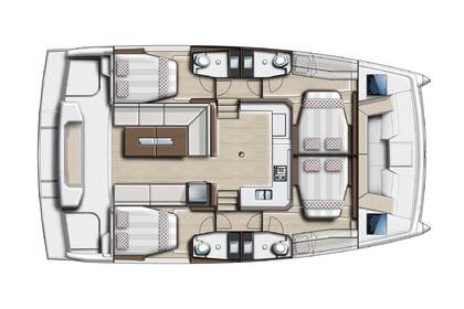 Hire Catamaran Catana Group Bali Catspace Trogir