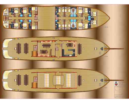 Gulet gulet gulet Boat layout