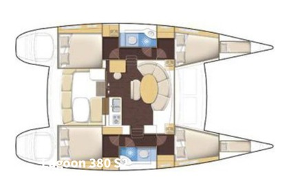 Alquiler Catamarán Lagoon 380 S2 San Antonio Abad