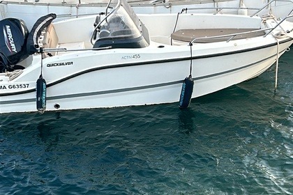 Charter Motorboat Quicksilver Activ 455 open 50cv Marseille