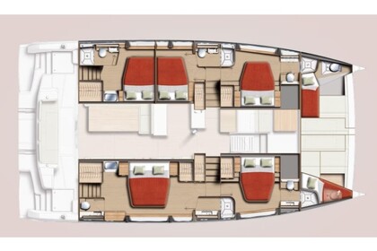 Charter Catamaran  Bali 5.2 Nydri