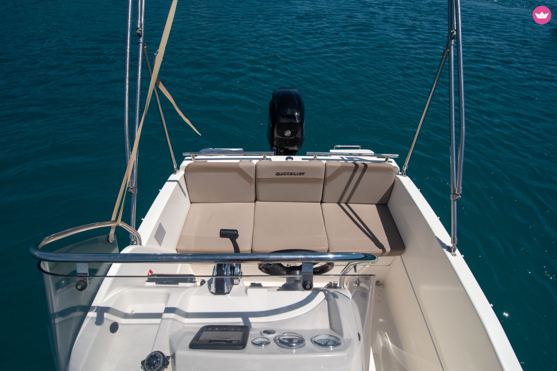 Quicksilver 455 Activ Open in Split for hire