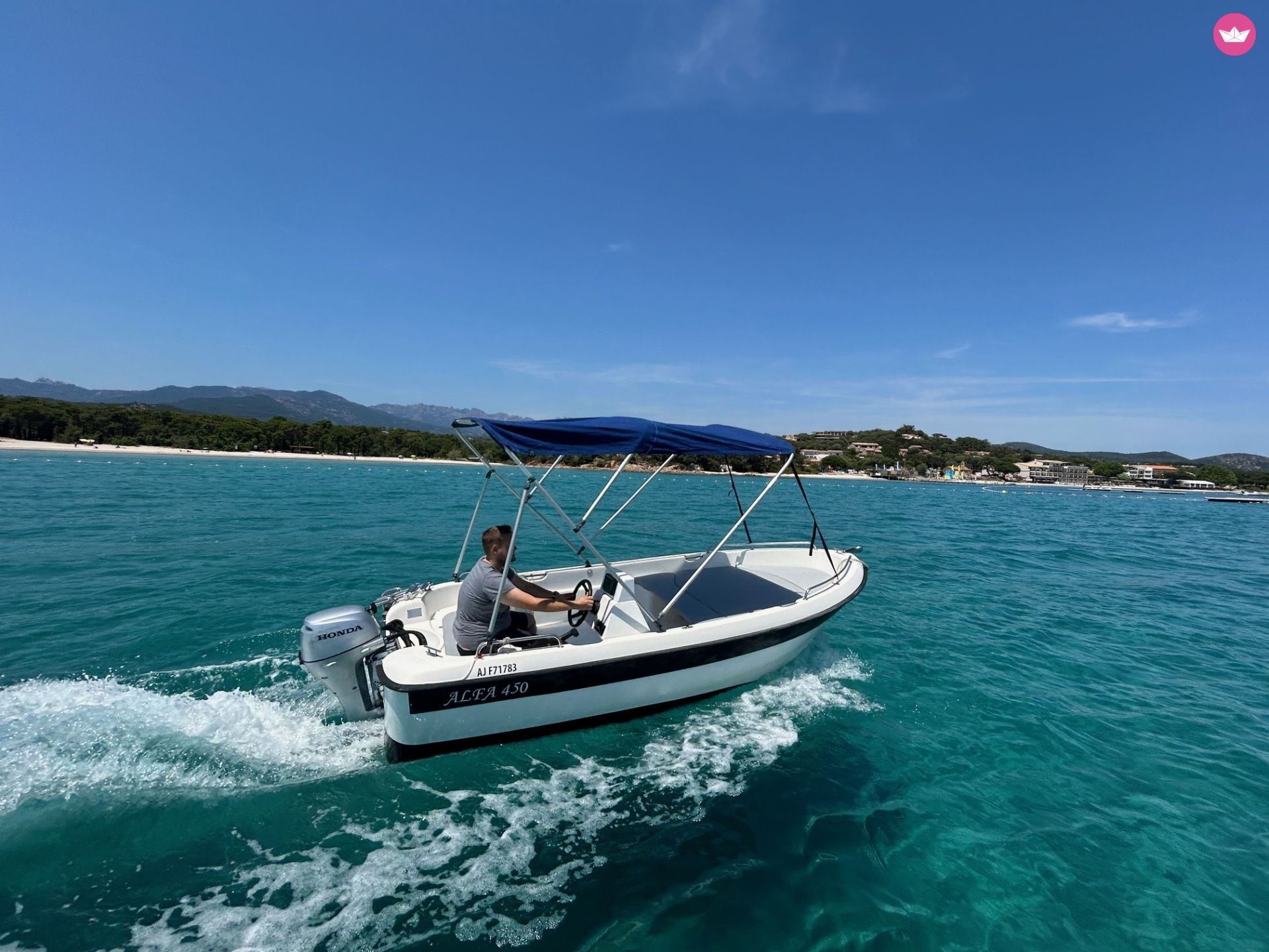 Bateau sans permis  Alfa 450 6cv 2