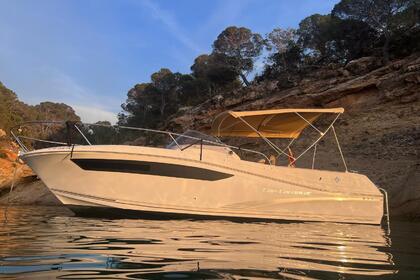 Miete Motorboot JEANNEAU CC 7,5 Correcaminos Beep Beep Ibiza