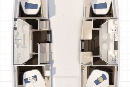 Hyra båt Katamaran Fountaine Pajot Fountaine Pajot New 41 Quatuor 4 Pula