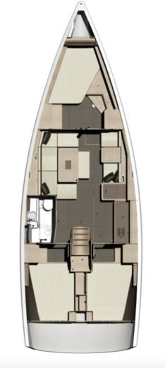 Sailboat Dufour Dufour 410 Grand Large Boat layout