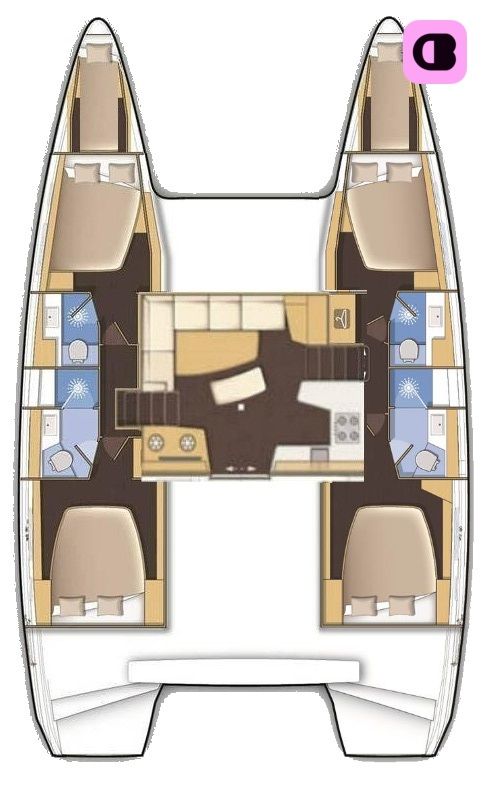 Catamaran Lagoon Lagoon 42 12.8m 3