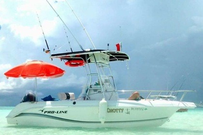 Charter Motorboat Proline 20ft Cozumel