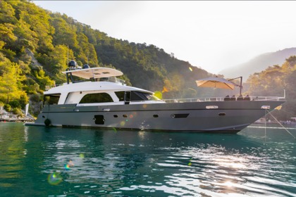 Luxury motor yacht with a capacity of 8 people