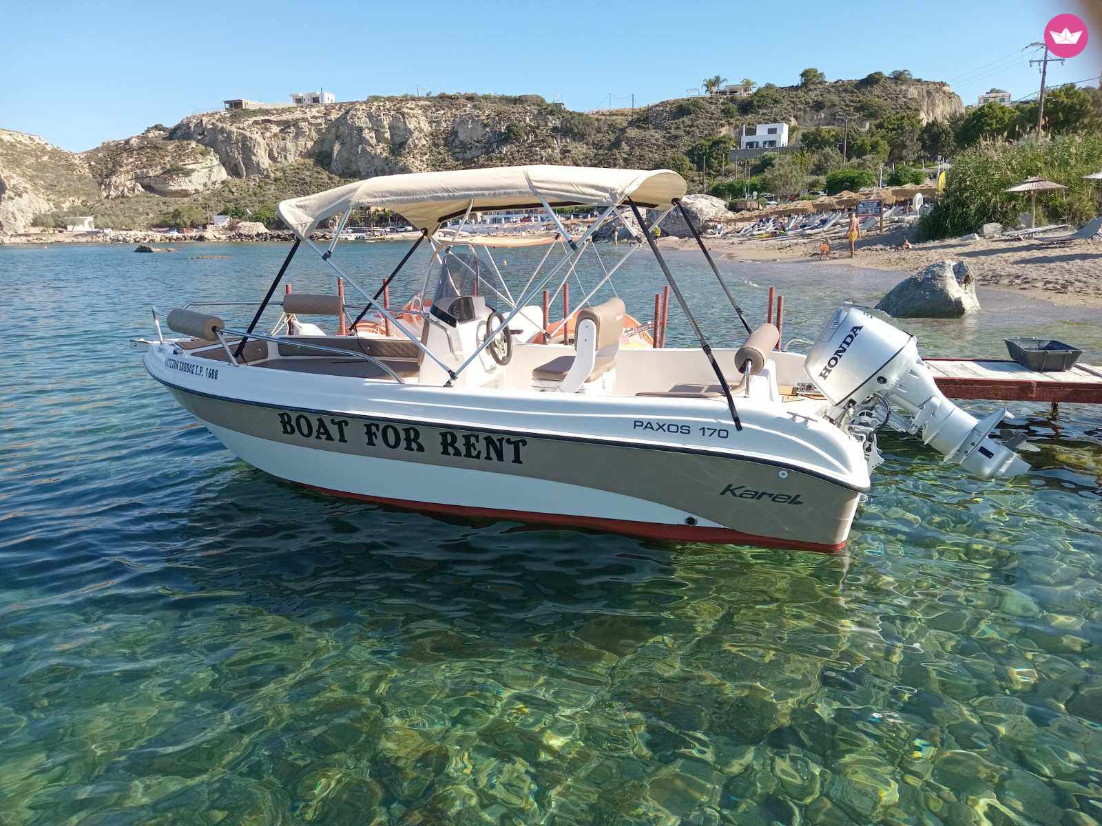 Bateau sans permis luxury karel paxos 170 30cv 2