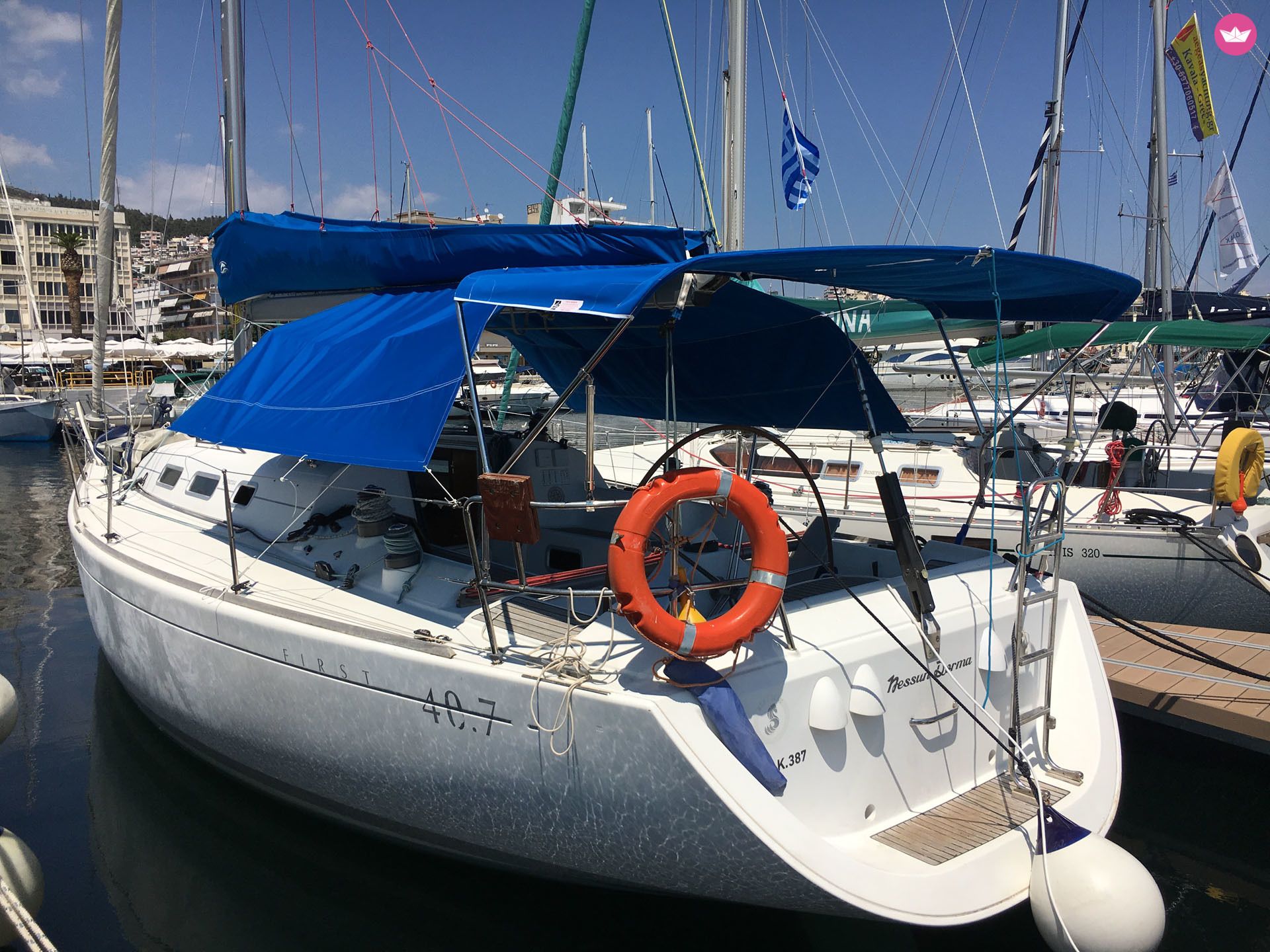 Charter sailboat in Kavala  