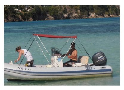 Charter RIB Beluga 16 Young Le Gosier