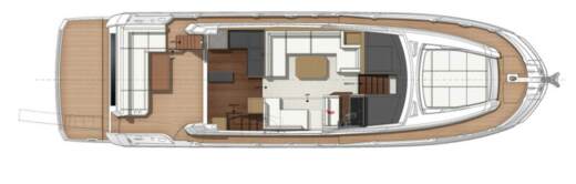 Motor Yacht Jeanneau Prestige 520 Fly Boat layout