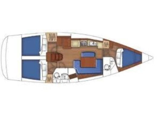 Sailboat BENETEAU OCEANIS 40 Boat design plan