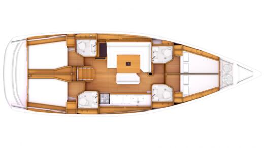 Sailboat Jeanneau Sun Odyssey 469 Boat design plan