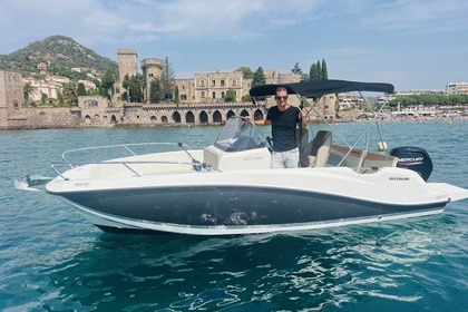 Miete Motorboot Quicksilver 605 open Mandelieu-la-Napoule