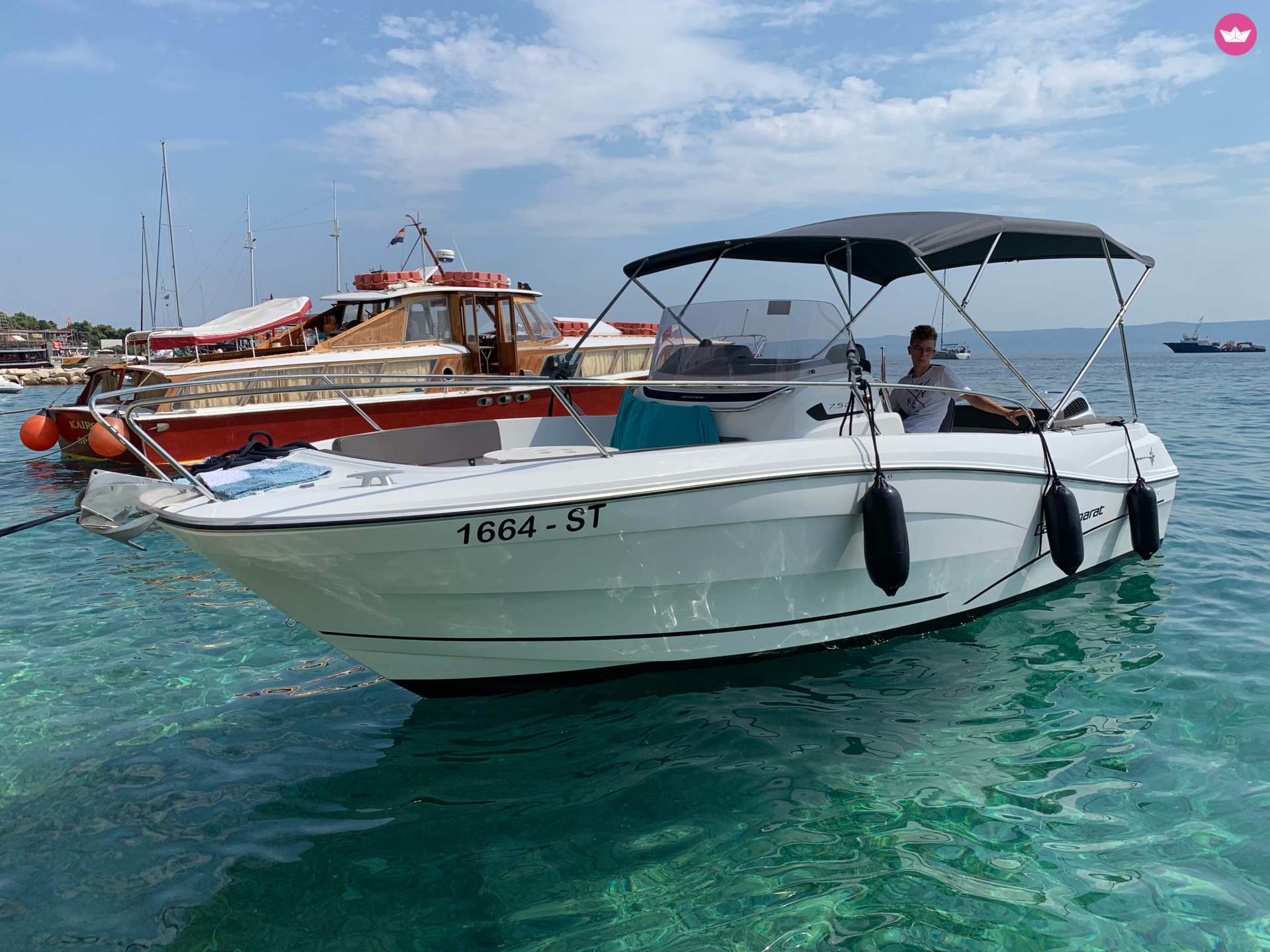 Motorboat Jeanneau Cap Camarat 7.5 Cc  