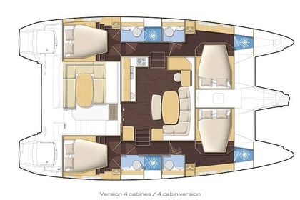 Catamaran Lagoon 421 12.61m.
